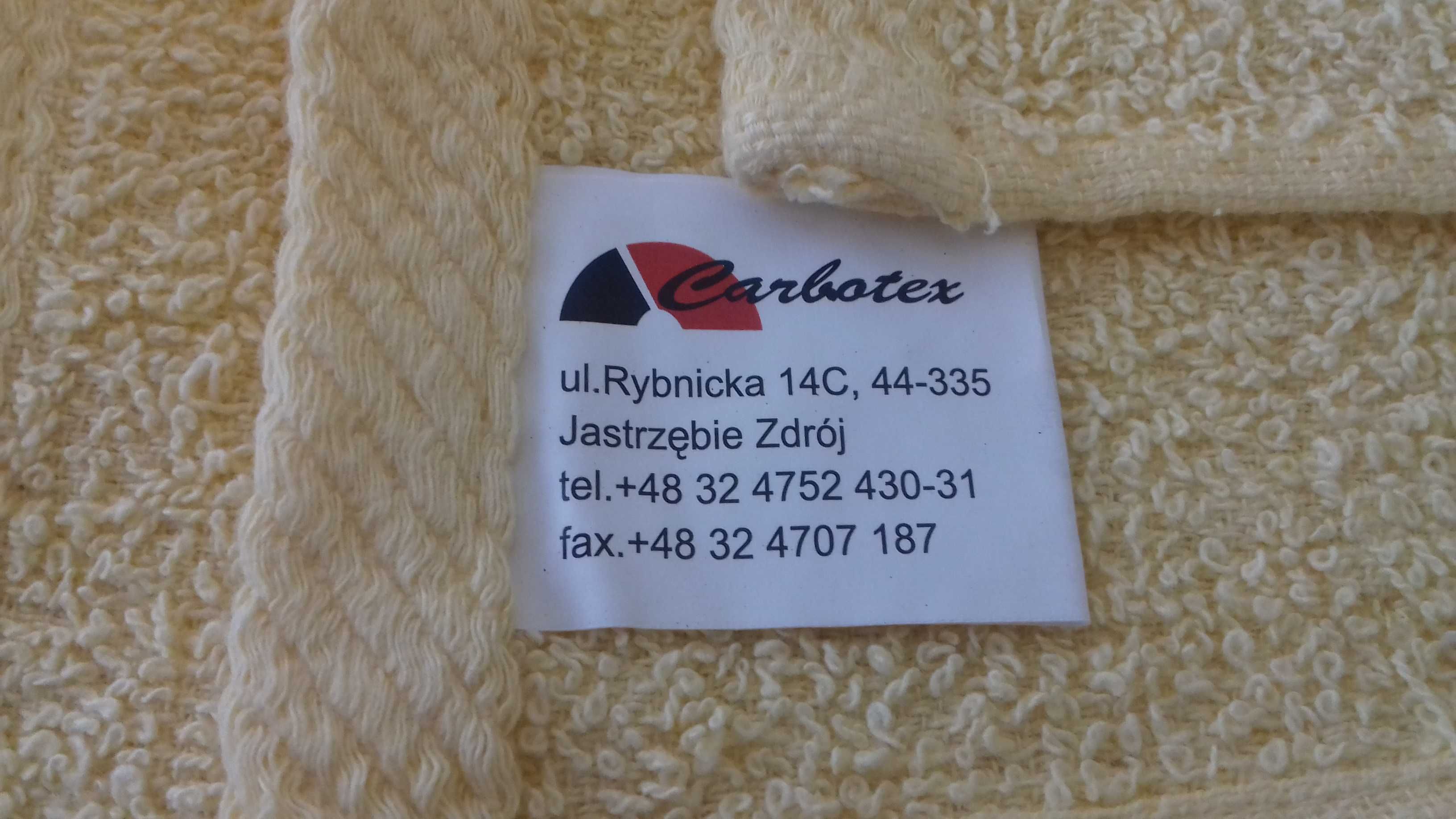 Ręcznik kąpielowy frotte „Irys 6” żółty, do sprzedania
