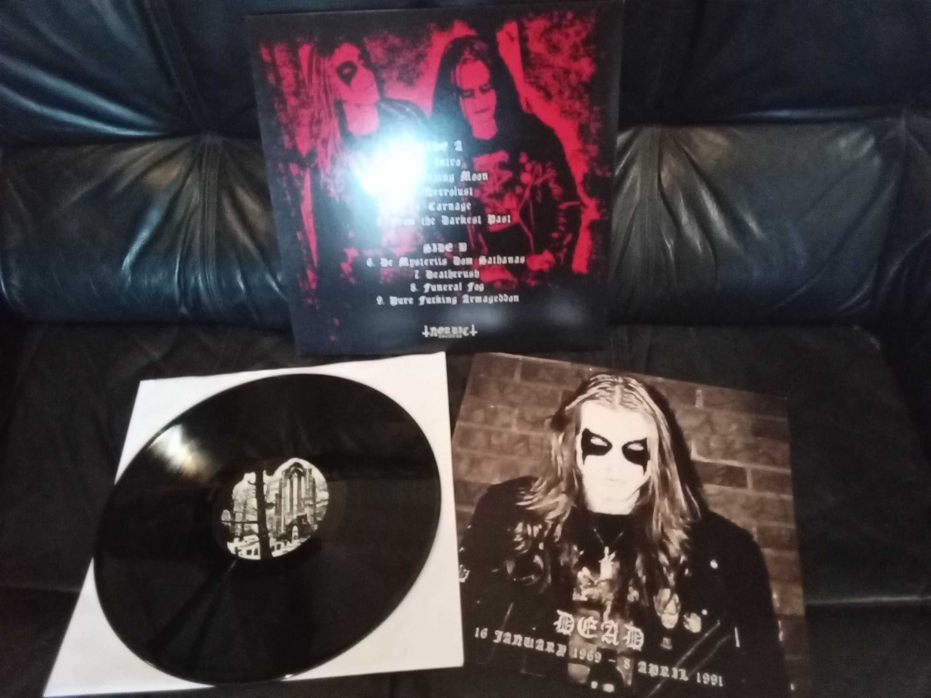 MAYHEM "Ashes" LP com insert vinil preto novo e limitado a 300 copias