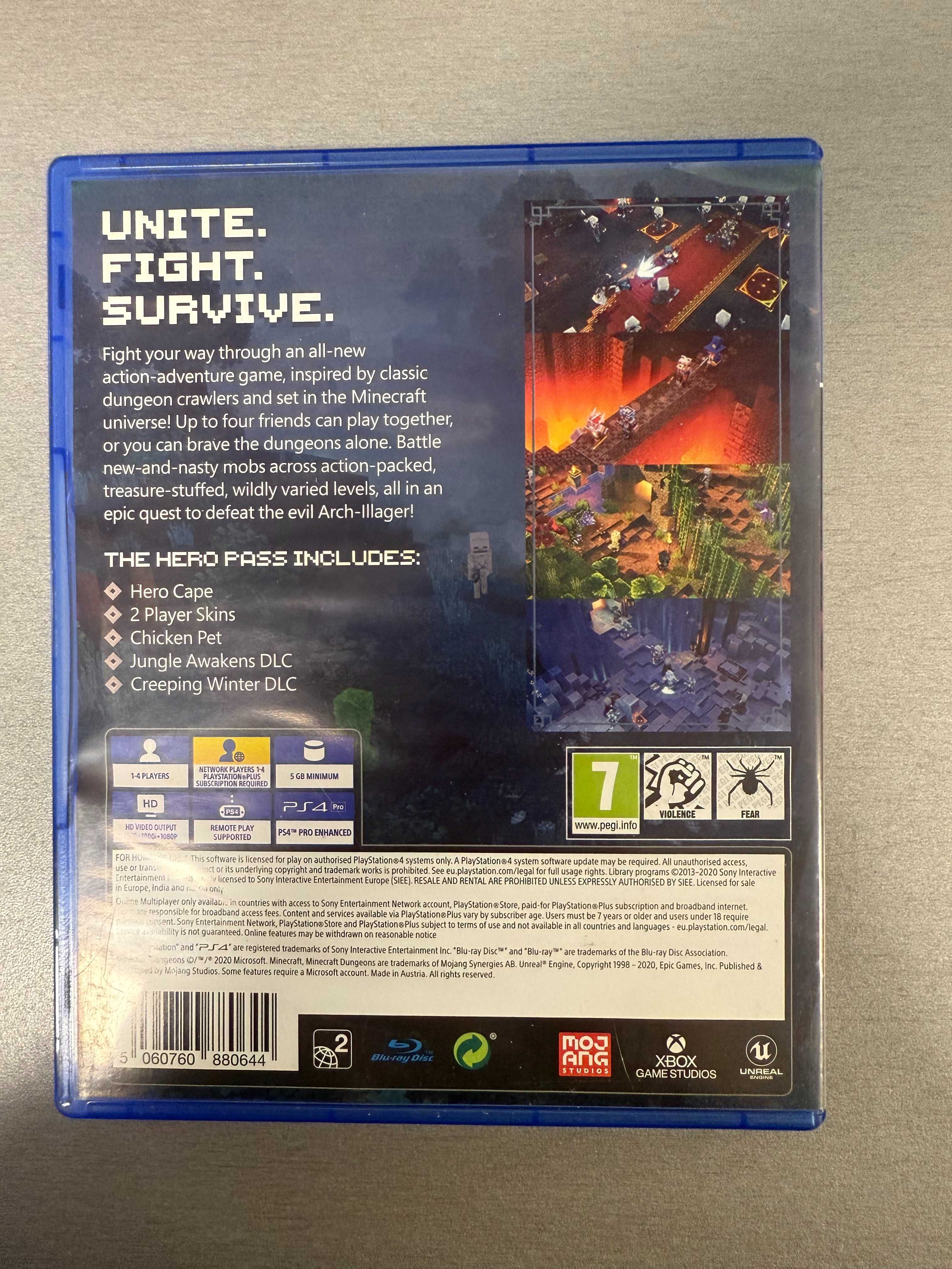 Minecraft Dungeons Hero Edition PS4