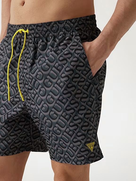 Монограмные пляжные шорты Guess Underwear размер M-L