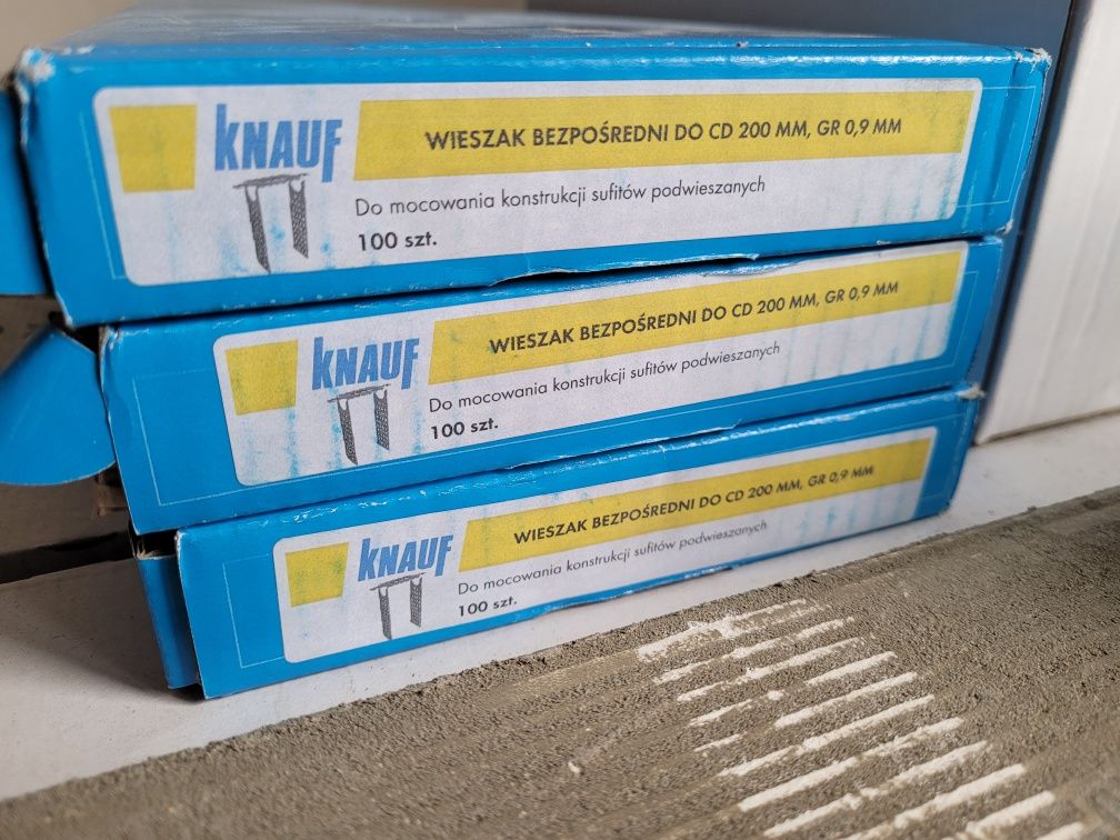 Wieszak bezpośredni ES do CD 200mm KNAUF 100szt. (nr.kat.: 72519)
