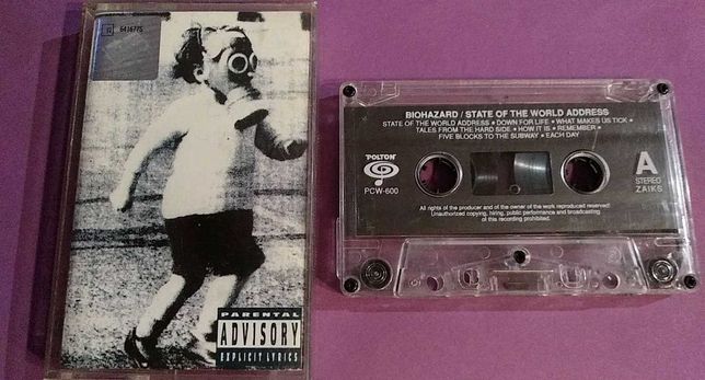 Biohazard – State Of The World .. ,1994 kaseta magnetofonowa
