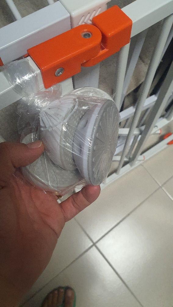 Cancela/grade protecção de criança c/ porta animais