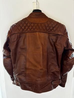 Casaco de cabedal 4SR para moto – Estilo racing