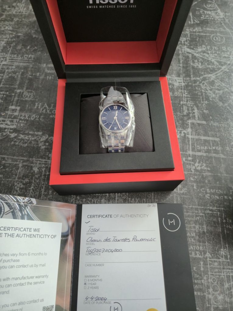 Nowy Tissot Chemin Des Tourelles Powermatic 80 lady T099.207.11.048.00