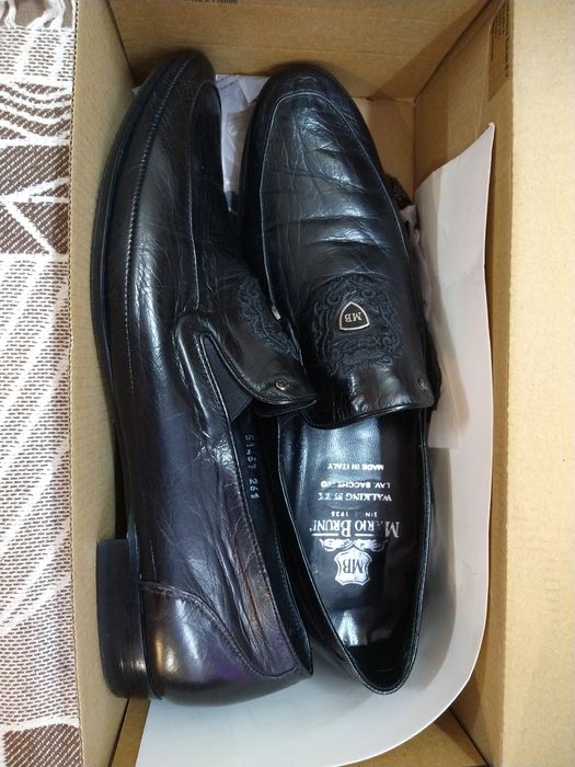 Чоловічі шкіряні туфлі Mario Bruni (оригінал, Італія), 45-46 р.