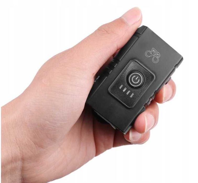 Zestaw LED oświetlenia rowerowego z USB – lampka przednia i tylna