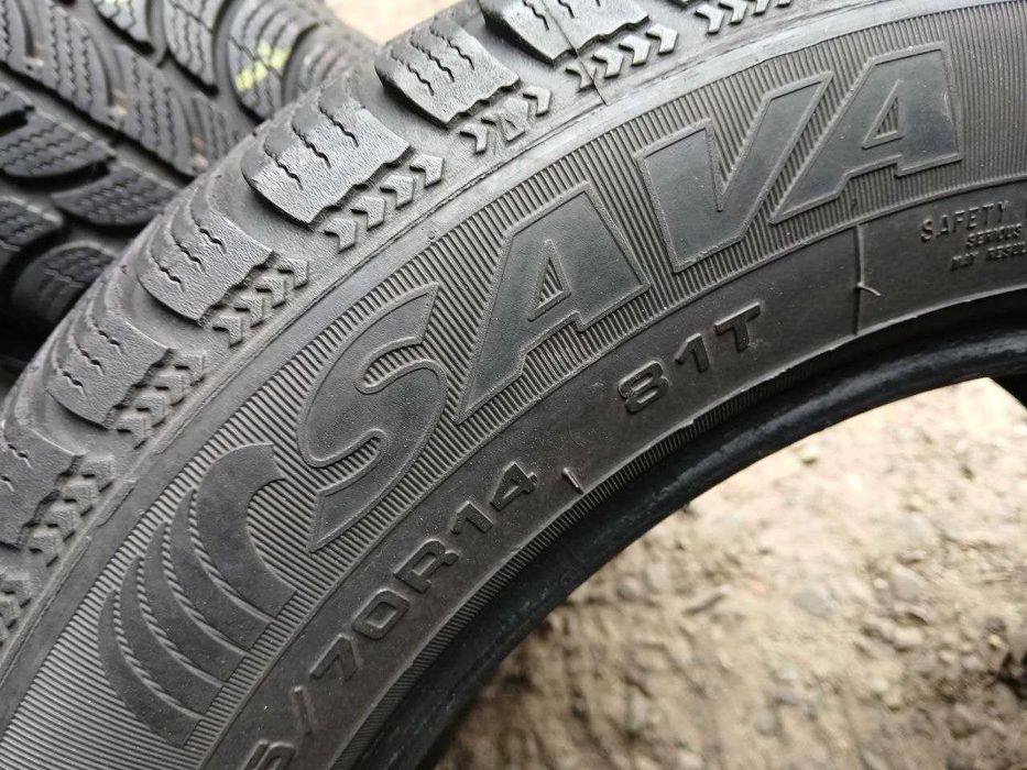 Шини Sava 165/70R14. 4шт. Зима (0542). 2023 рік