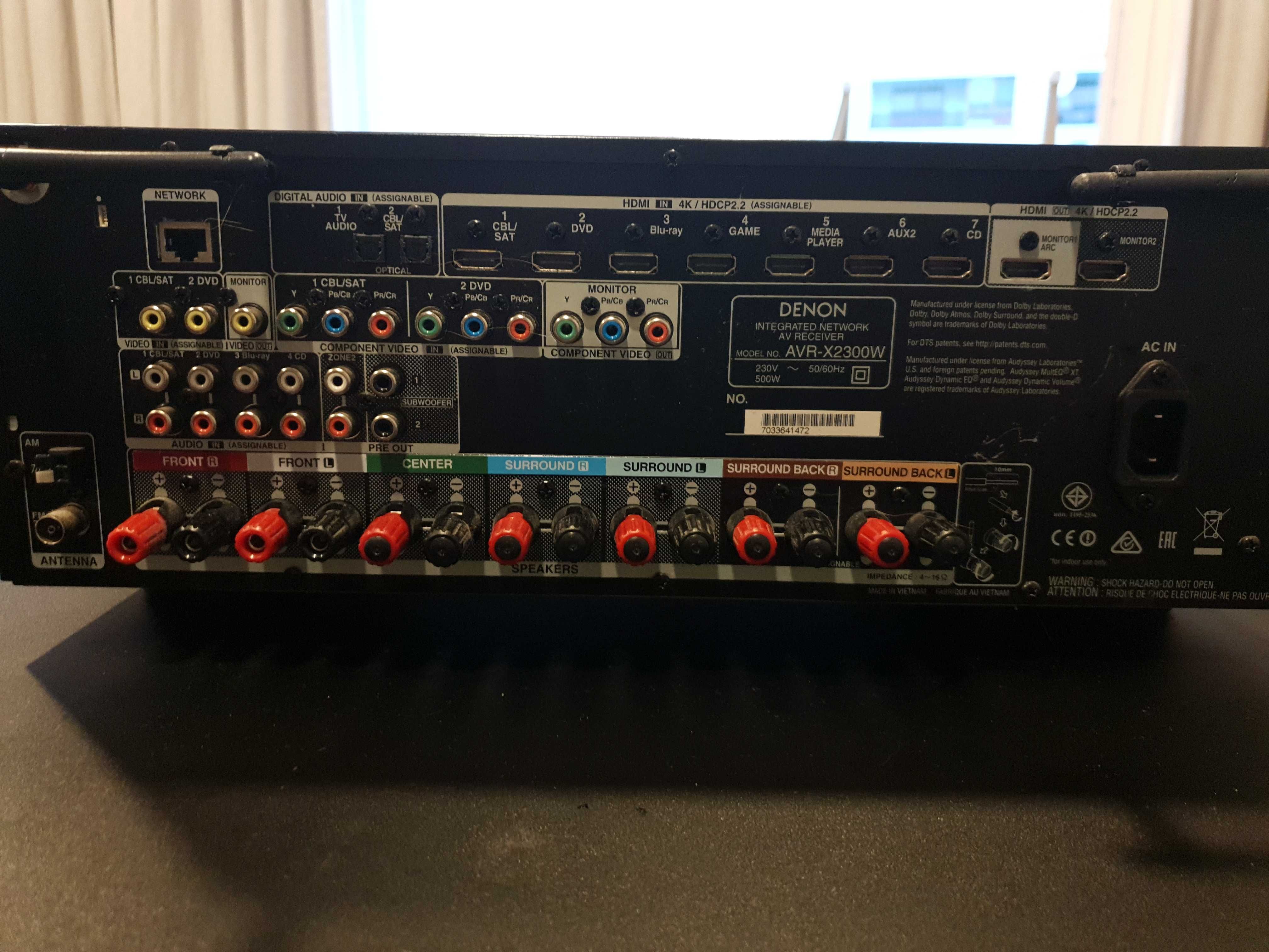 Amplituner Denon AVR-X2300W + 2xReference 801