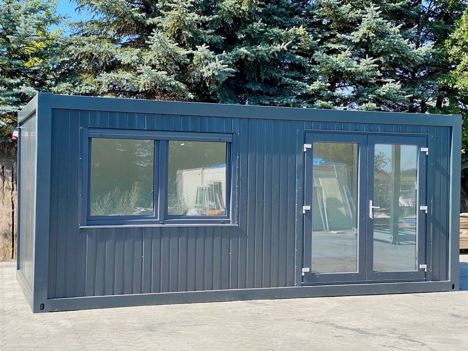 Kontener biurowy budowlany mieszkalny 6x3 - Produkcja na Zamówienie