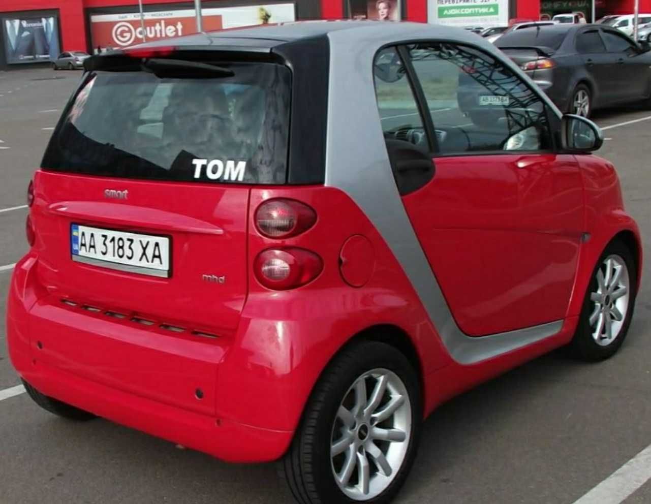 Аренда авто(прокат) Смарт (SMART) 451 (2007-2013г.) от 390 грн.