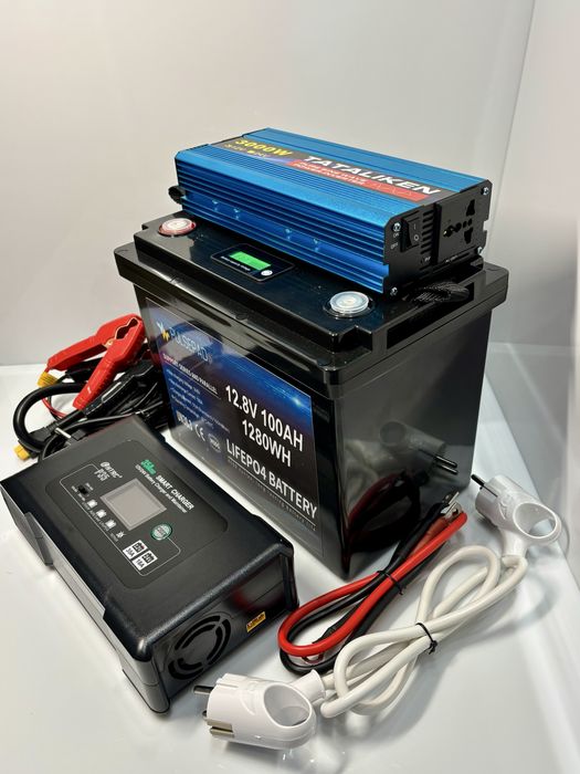 Комплект резервного живлення зарядна станція LiFePO4 HTRC Tataliken