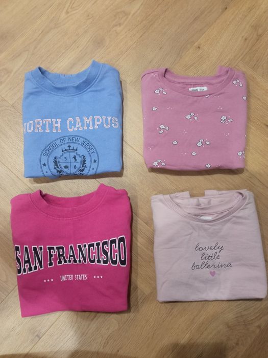 Bluzy 4 szt. rozmiar 134