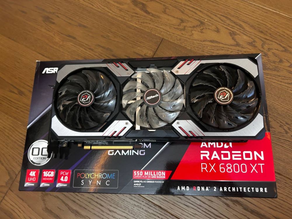 Відеокарта ASRock Radeon RX 6800 XT Phantom Gaming