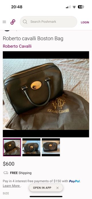 Сумка Roberto Cavalli натуральна шкіра