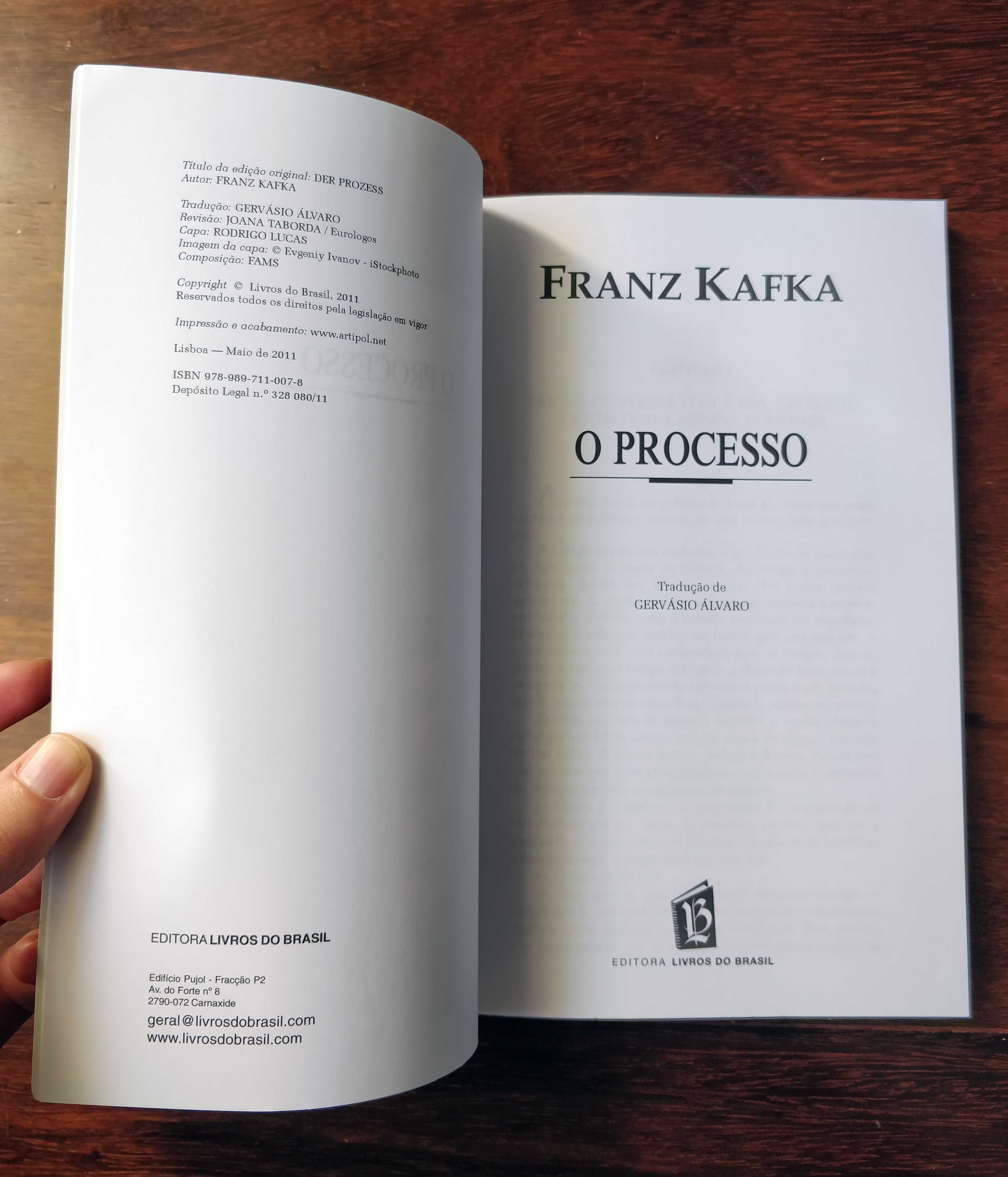 Livro O Processo de Franz Kafka  [portes grátis]