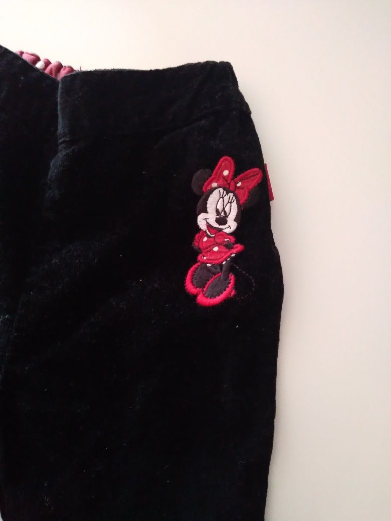 68 H&M Minnie Mouse bdb stan spodnie