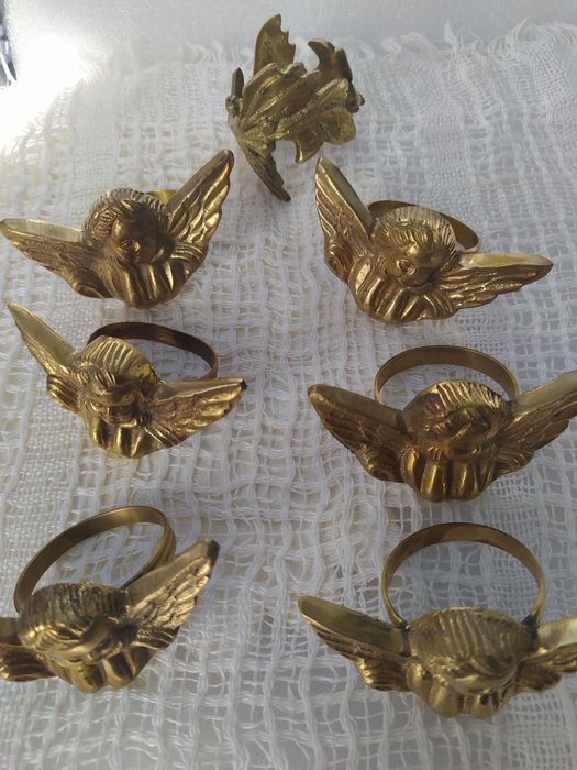 Obrączki do serwetek z mosiądzu