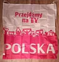 Flaga Polska Przejdź na Ty 90x90