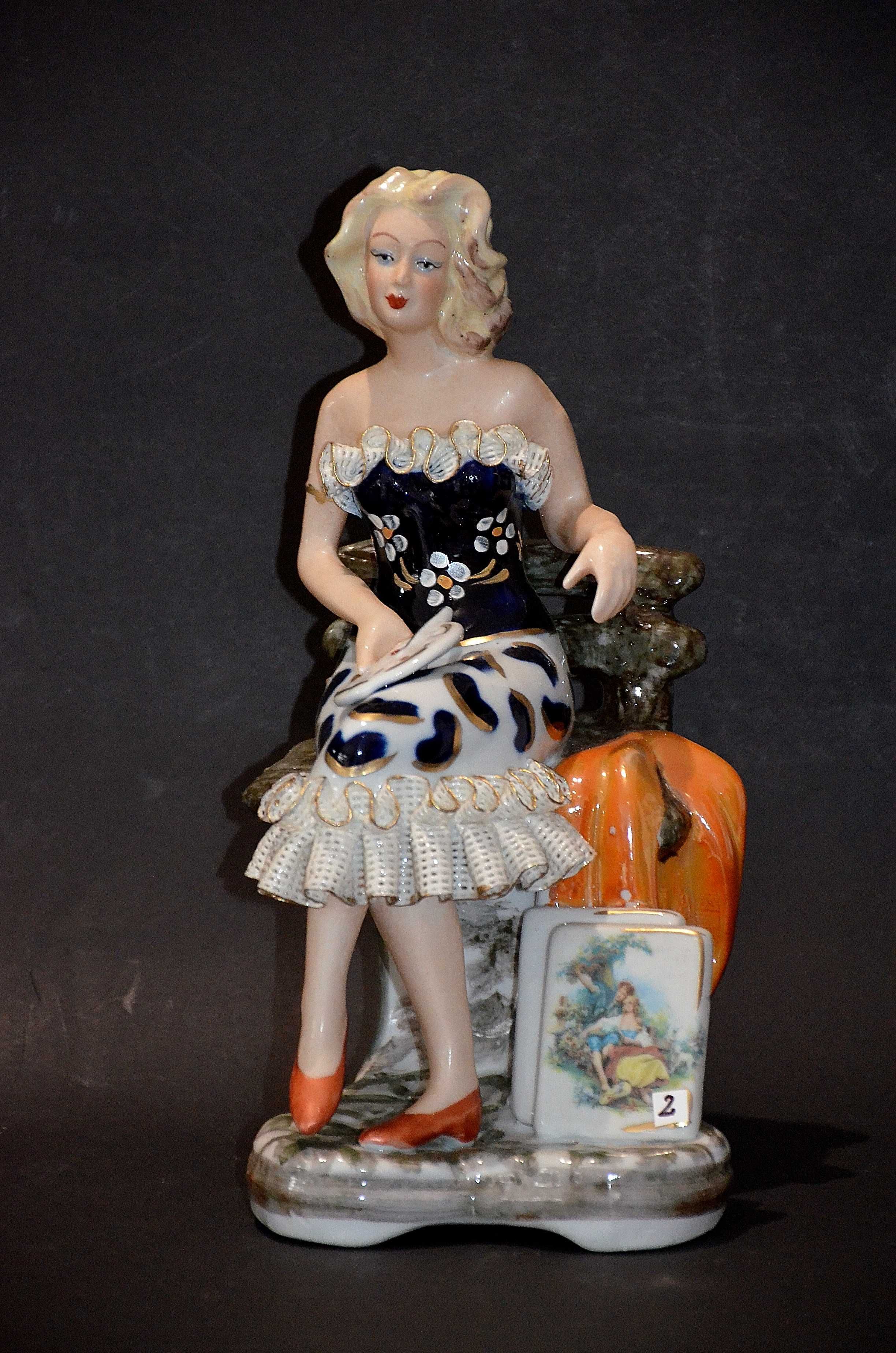 Roceram porcelana figurka Malarka do kolekcji, ok. 27cm