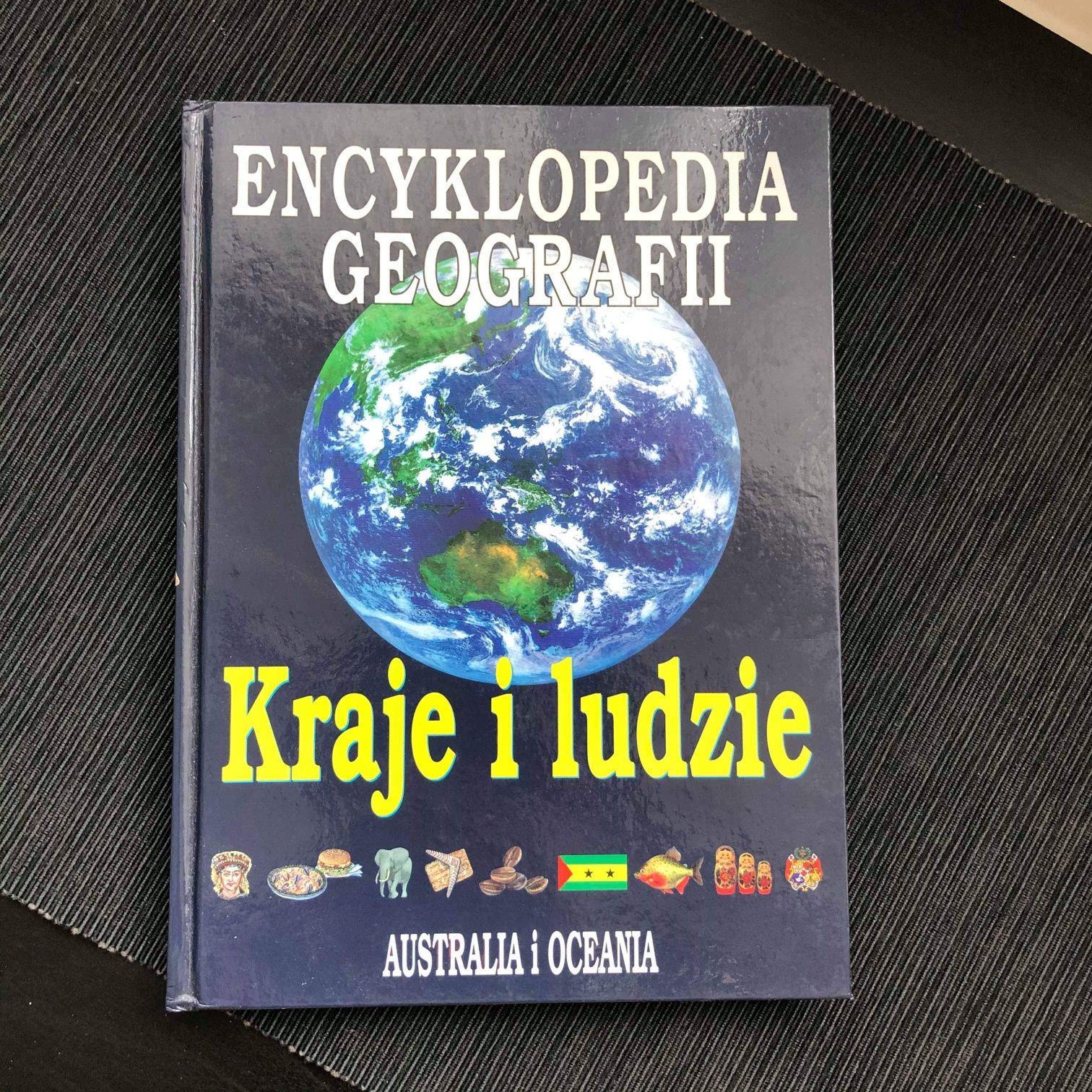 ENCYKLOPEDIA GEOGRAFII Kraje i Ludzie ilustrowana 2 kontynenty album