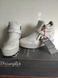 Wrangler kesha ZIP sneakersy półbuty na koturnie 40