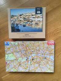 puzzle 500 - Port -Marina[ mapa Londynu gratis}