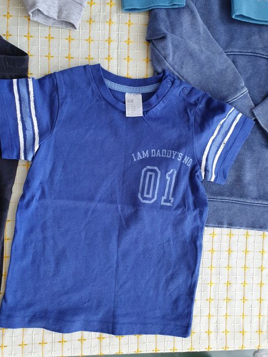 Koszulka bluzka chlopieca tshirt dzieciecy 80 h&m