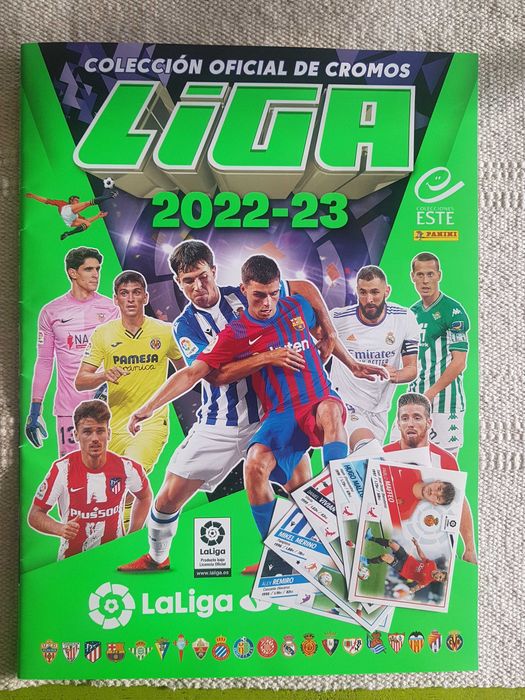 Panini La Liga Santander 2022 - 2023  NAKLEJKI zestaw startowy Barca