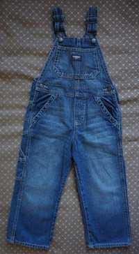 Стильный джинсовый полукомбинезон Oshkosh (США) в размере 3T