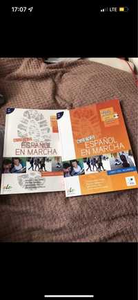 Podręcznik + płytka + ćwiczeniówka j.hiszpański nuevo ESPAÑol en march