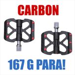 Carbon! TESNO pedały platformowe lekkie ultralight mtb gravel szosa