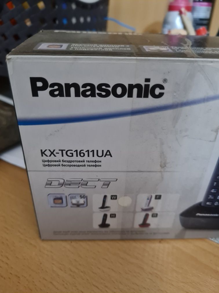 Телефон стаціонарний Панасонік Dect Panasonic KX-
TG1611UAH