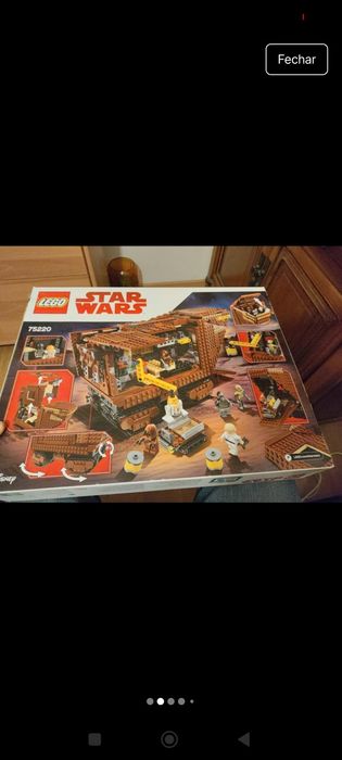 Lego 75220 star wars completo mas sem figuras