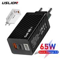 Зарядное USLION GaN PRO 65W зарядка ноутбук Macbook Air