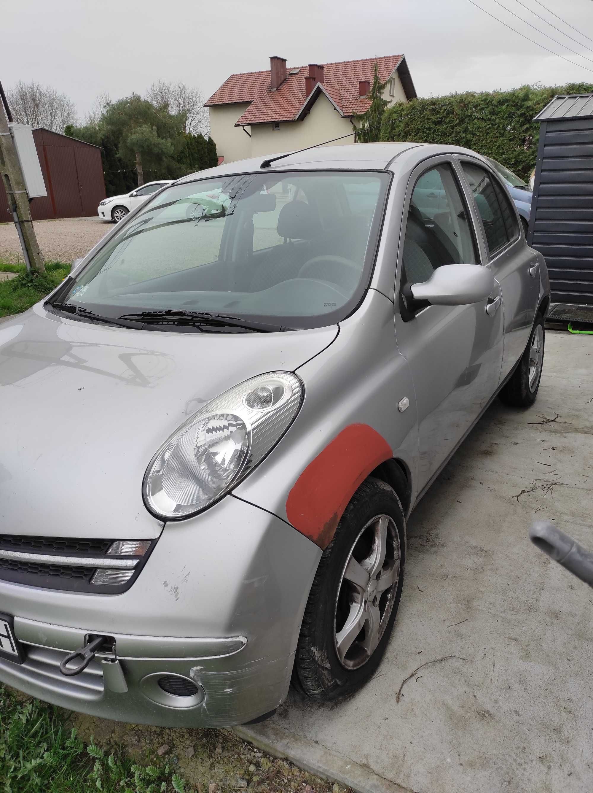 Nissan Micra K12 2006r., 1,5 dci , 250000 km, 1461 cm3 - NIESPRAWNY.