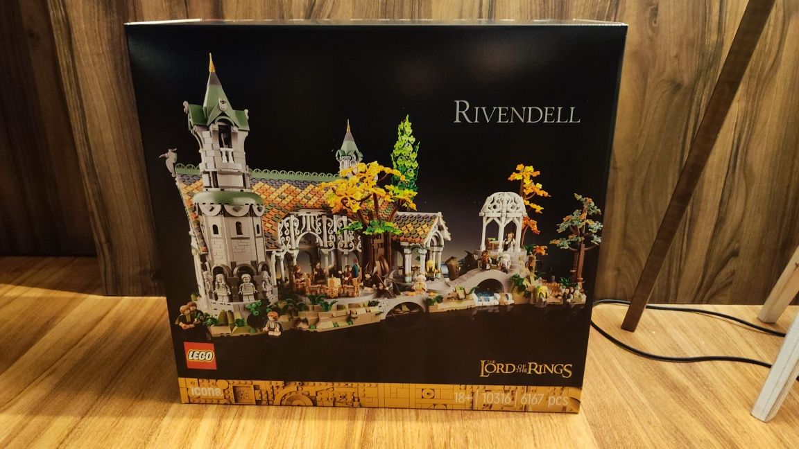 LEGO 10316 The Lord of the Rings Rivendell - novo e selado. Original.