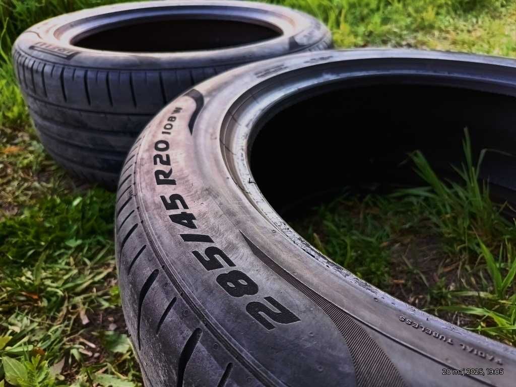 285/45R20 108W 2Opony PIRELLI PZero PZ4 ExtraLoad RIM 2019 Bieżnik~50%