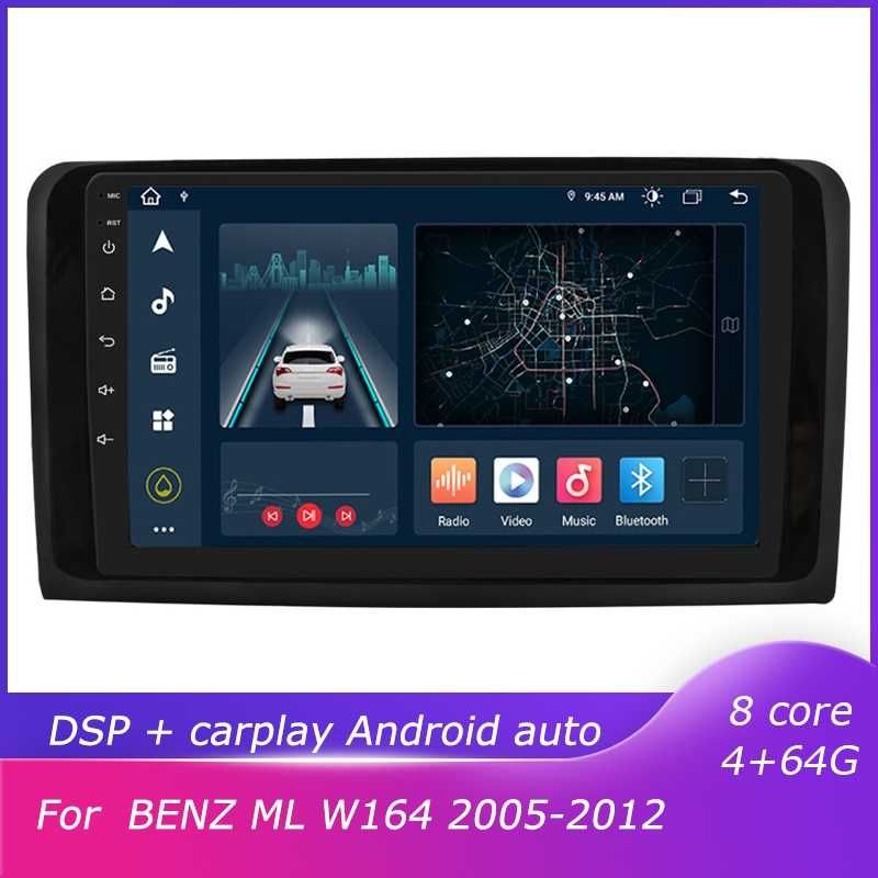 Radio DAB+ GPS WiFi Android CarPlay USB MP3 Mercedes ML W164 GL X164