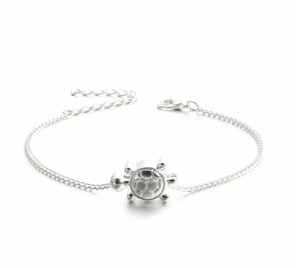 Pulseira pe silver Tartaruga nova