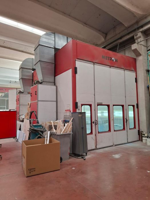 Kabina lakiernicza Metron 8,4 x 5 x 4 PRZEJAZDOWA