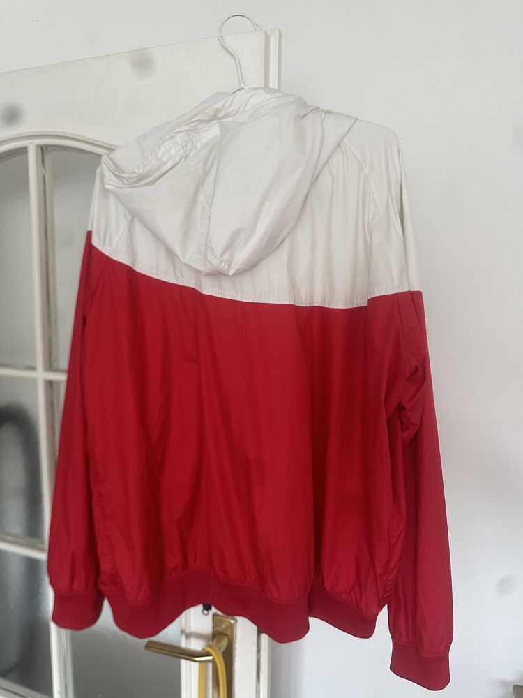 Kurtka wiatrówka nike windrunner bieganie polskie kolory retro 90s 80s