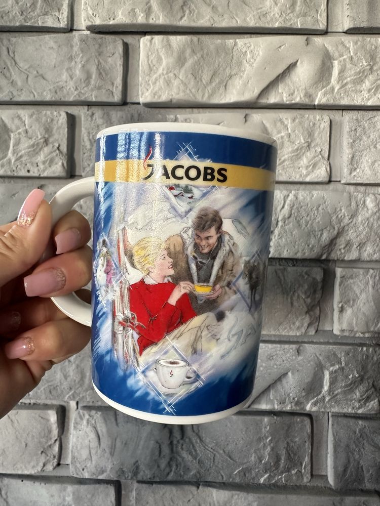 Nowy kubek Jacobs kolekcjonerski edycja zimowa porcelana