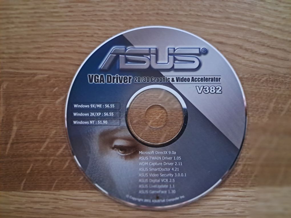 ASUS - VGA Driver 2D/3D Graphic & Video Accelerator V382 CD