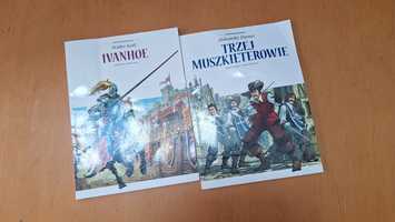 Komiksy IVANHOE i trzej muszkieterowie