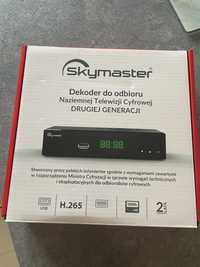 Dekoder Skymaster STB 265 DVB-T2 HEVC H265 NOWY