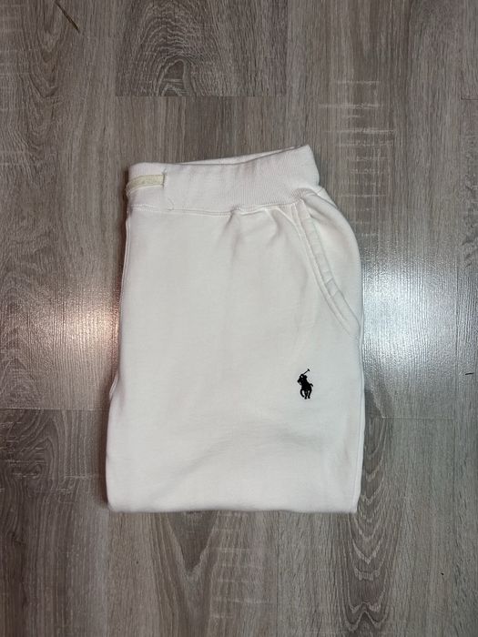 Białe spodnie dresowe Polo ralph lauren