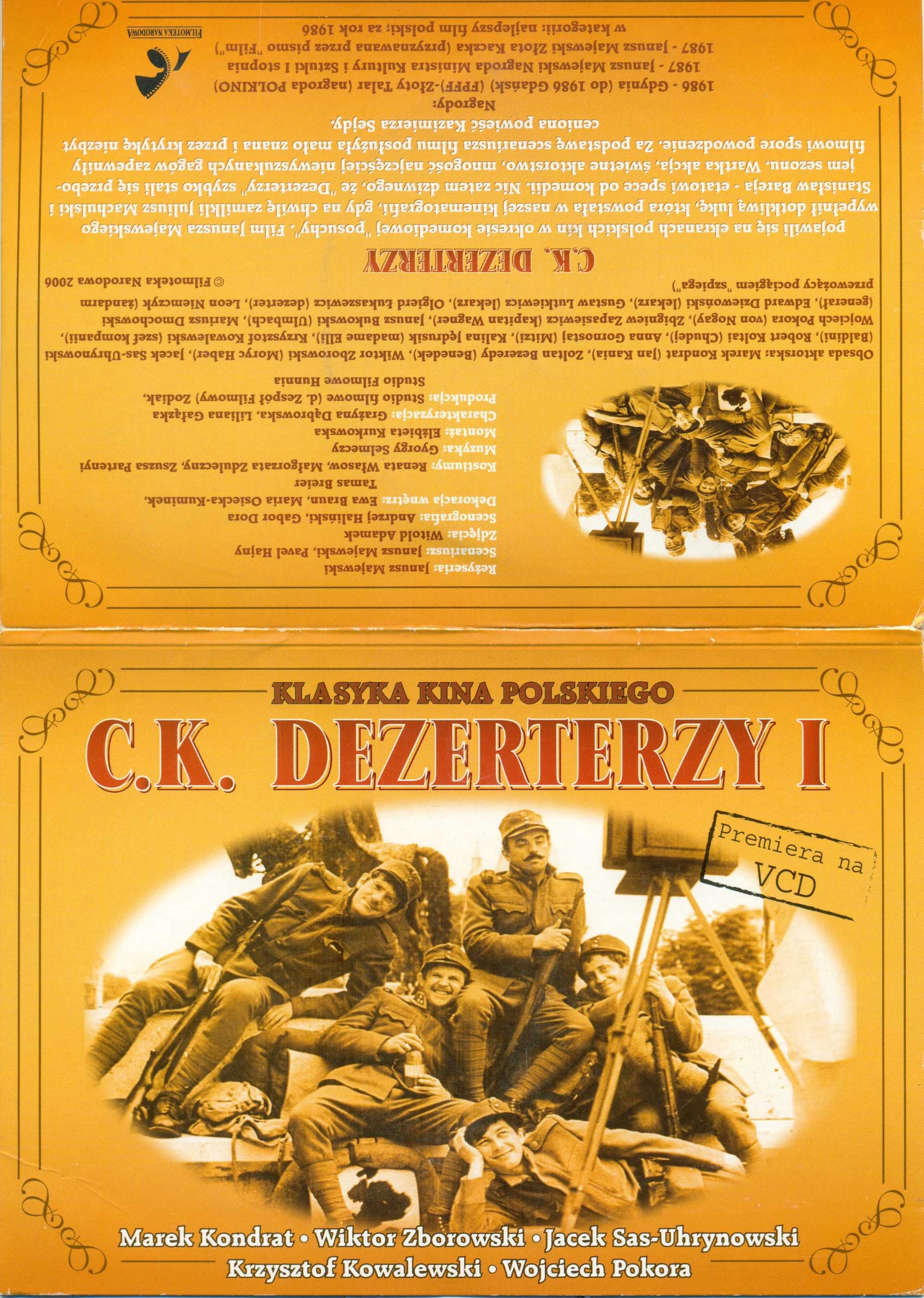 C.K. Dezerterzy format VCD na dwóch płytach!!!