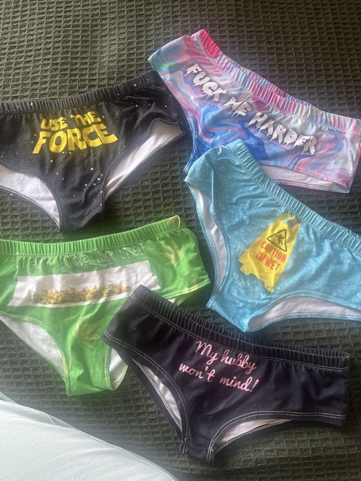 Majtki seksowne uzywane 5 sztuk