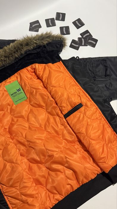 ma1 аляска куртка бомбер alaska утепленная со стемным мехом